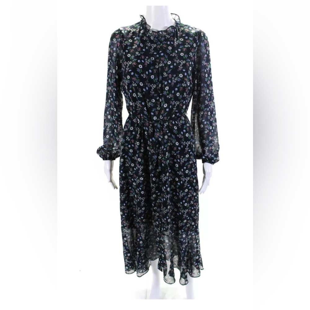 Banana Republic Navy Floral Dress - Size 4